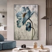 Hand-painted oil painting flower hanging picture
